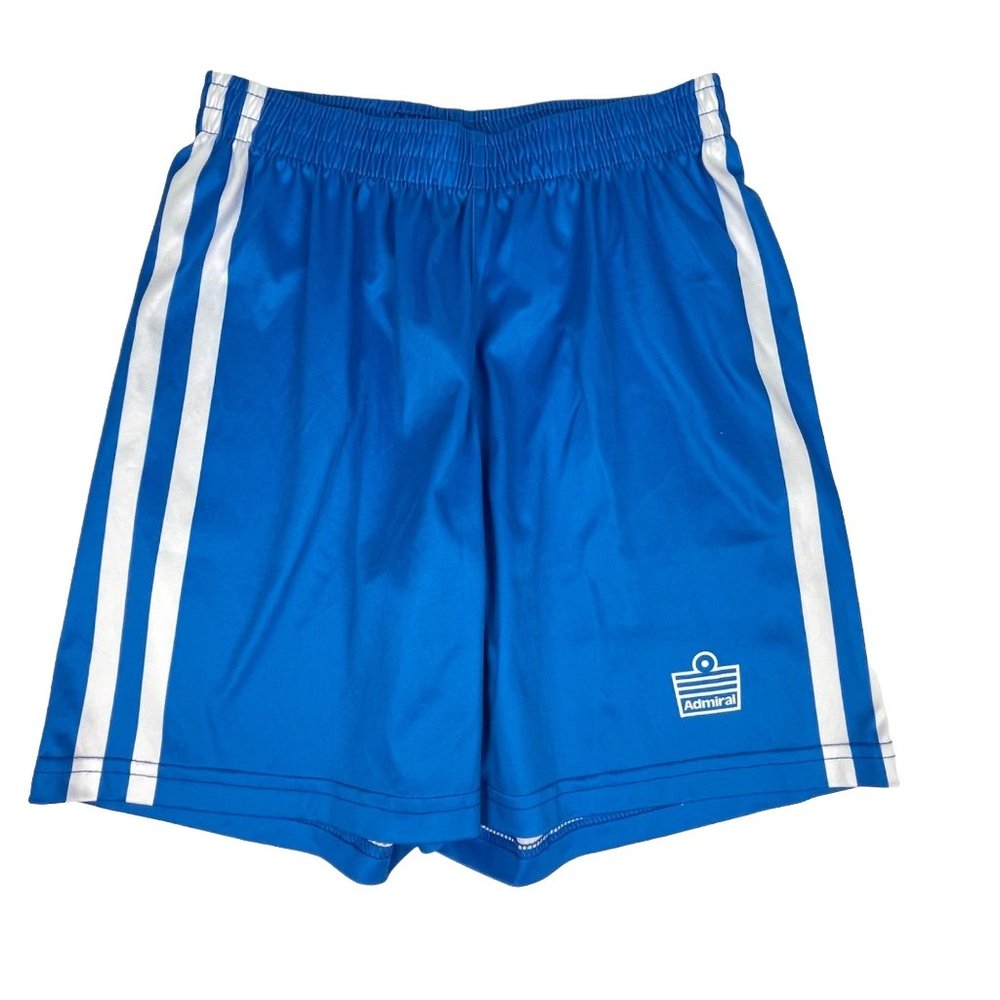 Admiral Athletic Shorts Sz. Youth L Blue White Stripe